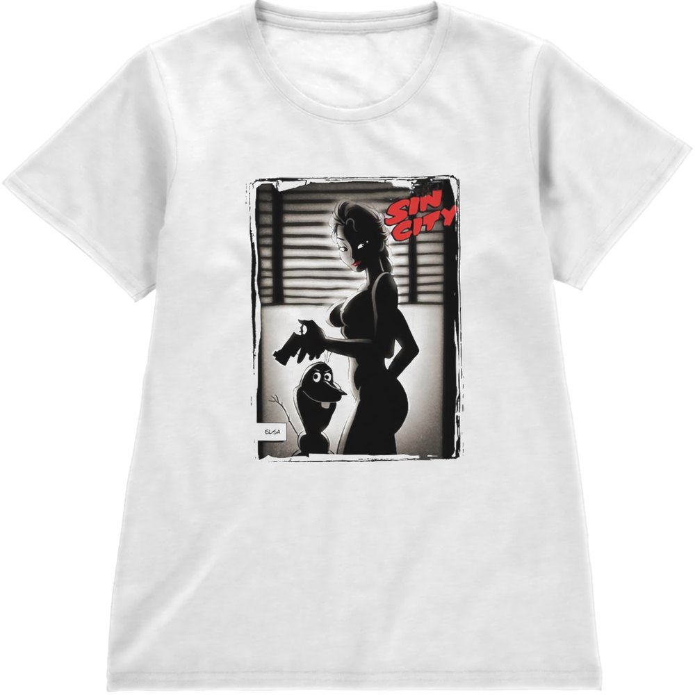 Regular Fit Printed T-Shirt Elsa Sin City — image 4