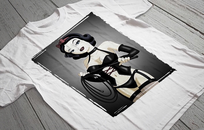 Regular Fit Printed T-Shirt Snow White