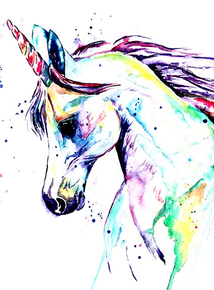 Regular Fit Printed T-Shirt Unicorn — image 6