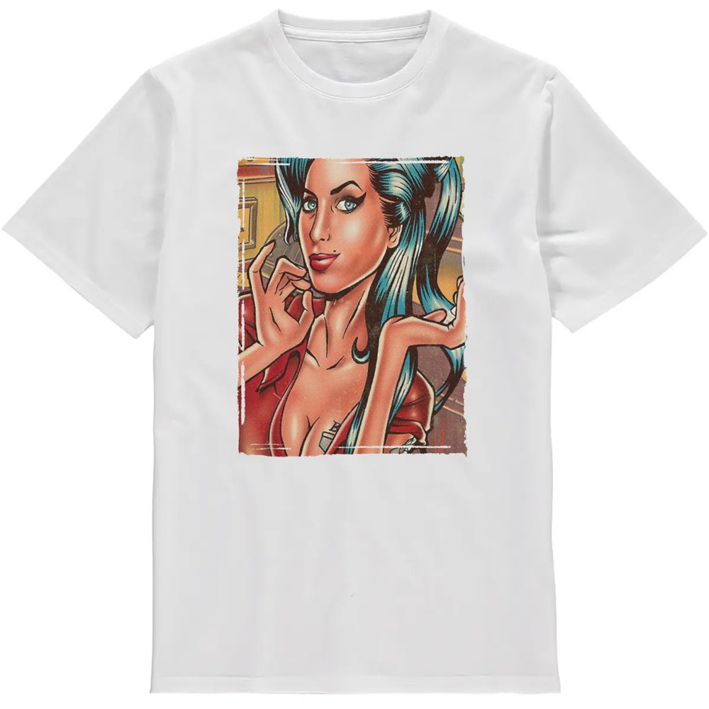 Regular Fit Printed T-Shirt Amy Winehouse — image 2