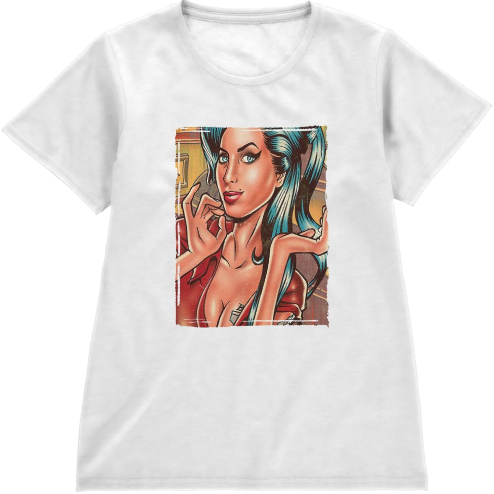 Regular Fit Printed T-Shirt Amy Winehouse — image 4