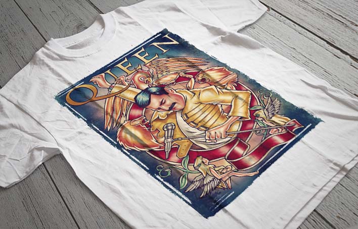 Regular Fit Printed T-Shirt Freddie Mercury
