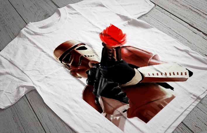 Regular Fit Printed T-Shirt Storm Trooper