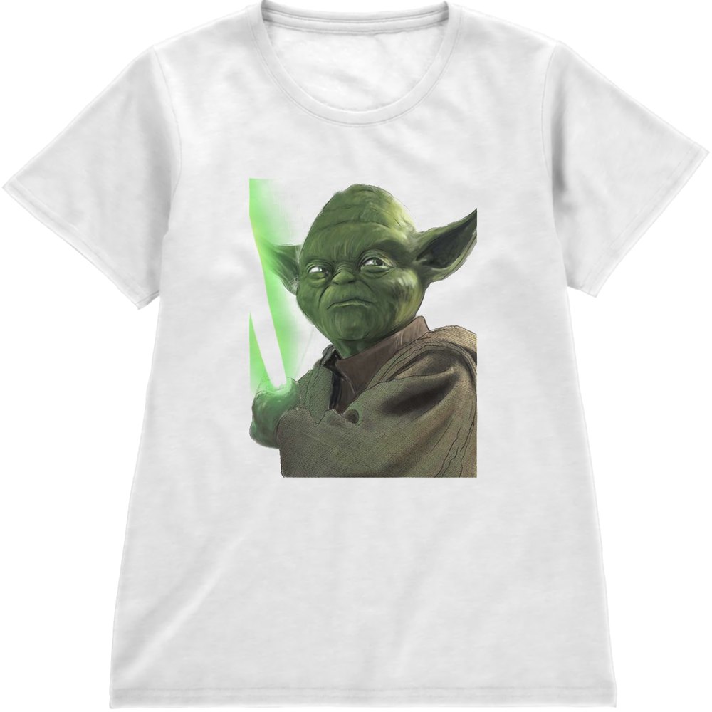 Regular Fit Printed T-Shirt Yoda — image 4