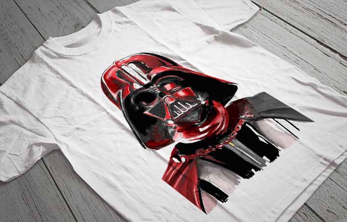 Regular Fit Printed T-Shirt Darth Vader