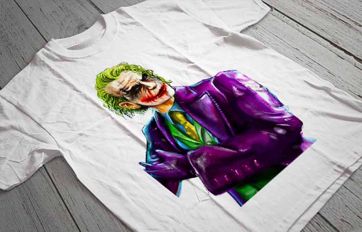 Regular Fit Printed T-Shirt Joker