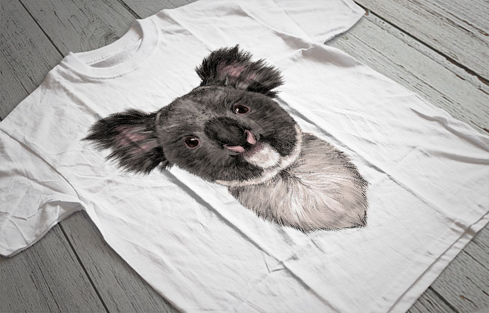 Regular Fit Printed T-Shirt Deer