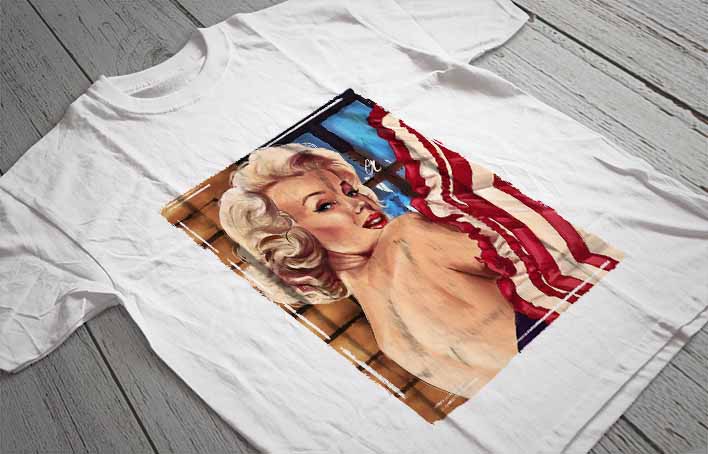 Regular Fit Printed T-Shirt Marilyn Monroe