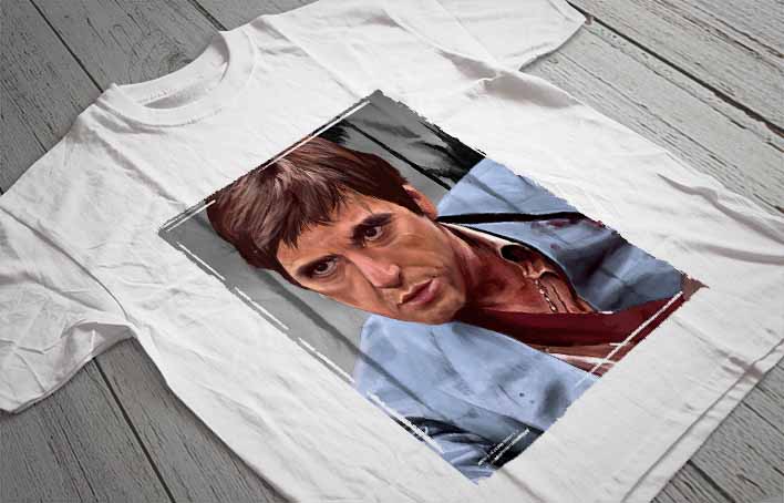 Regular Fit Printed T-Shirt Al Pacino