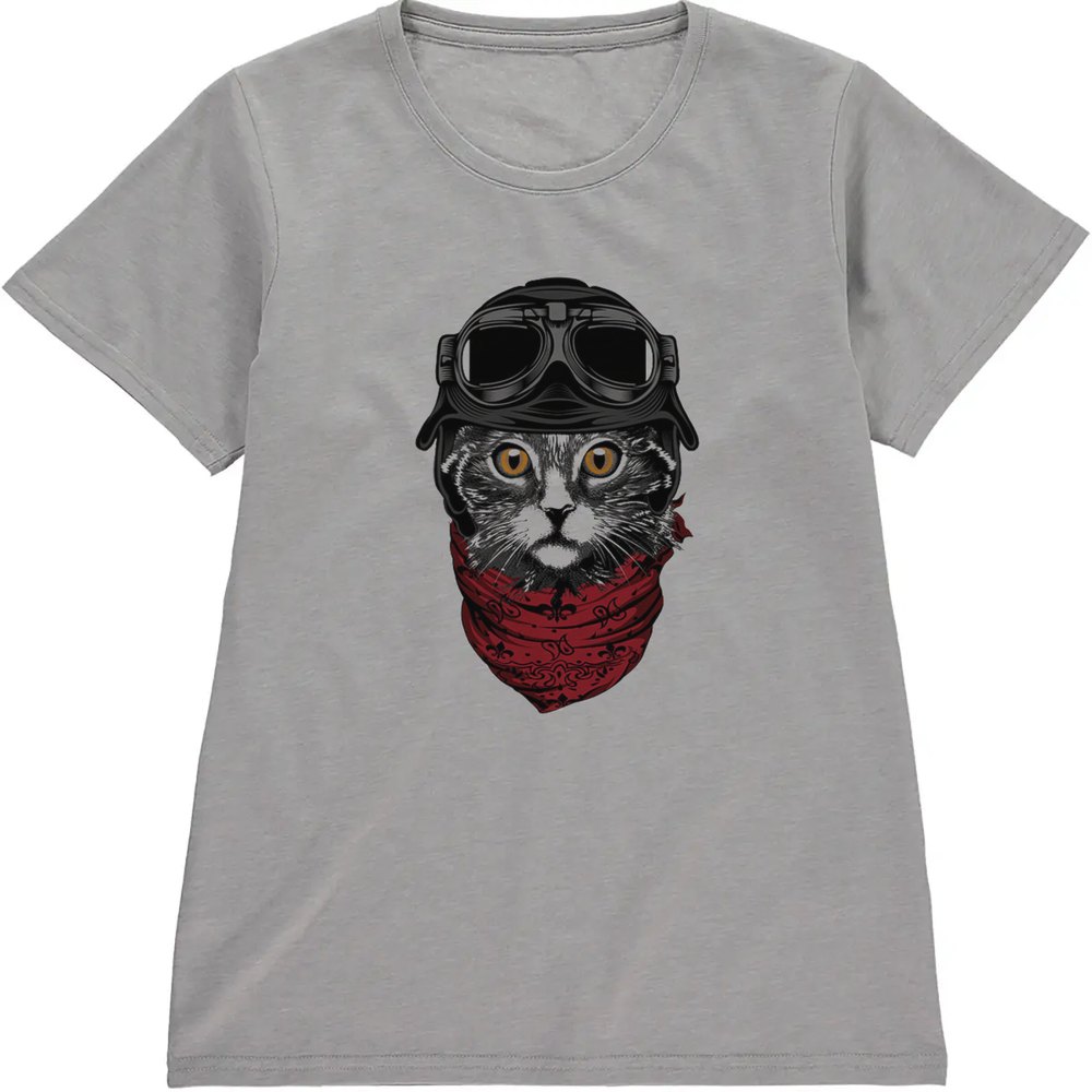 Regular Fit Printed T-Shirt Cat — image 5