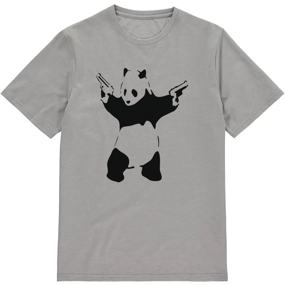 Regular Fit Printed T-Shirt Banksy Panda — image 3