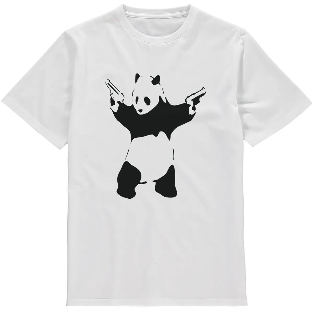 Regular Fit Printed T-Shirt Banksy Panda — image 2