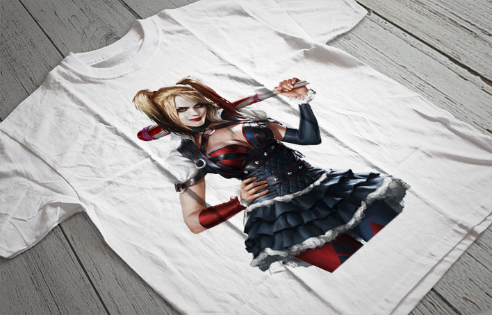 Regular Fit Printed T-Shirt Harley Quinn