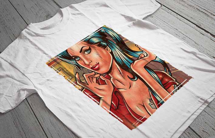 Regular Fit Printed T-Shirt Harley Quinn