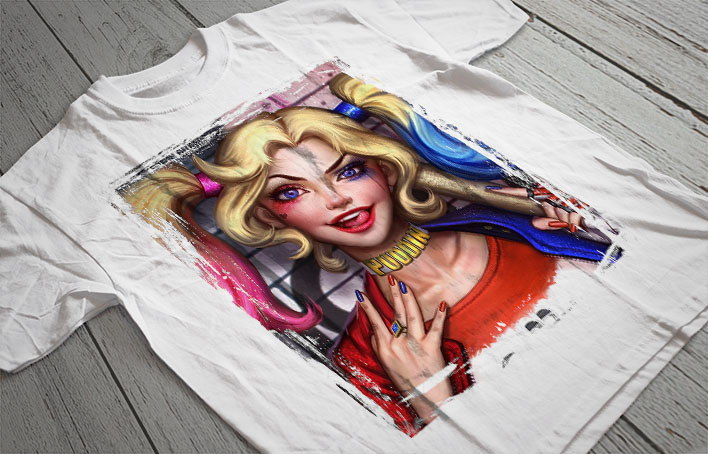 Regular Fit Printed T-Shirt Harley Quinn — image 2
