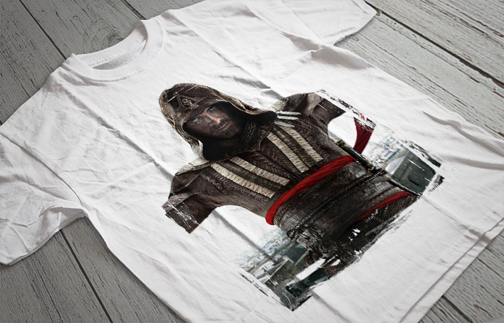 Regular Fit Printed T-Shirt Assassin's Creed