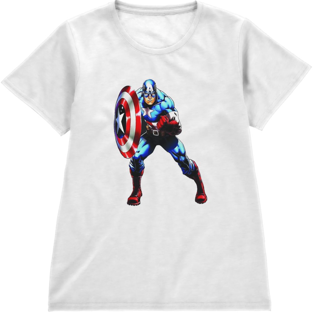 Regular Fit Printed T-Shirt Captain America — image 4