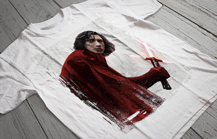 Regular Fit Printed T-Shirt Star Wars Kylo Ren
