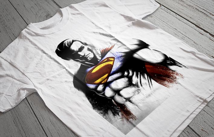 Regular Fit Printed T-Shirt Superman