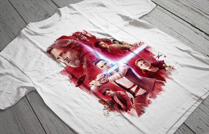 Regular Fit Printed T-Shirt Star Wars