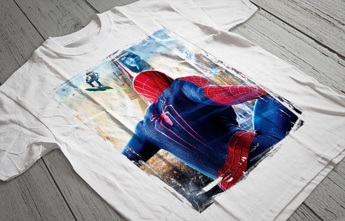 Regular Fit Printed T-Shirt Spiderman