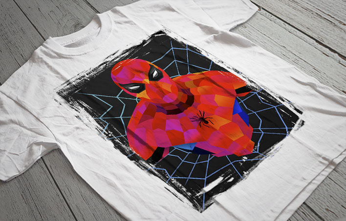 Regular Fit Printed T-Shirt Spiderman