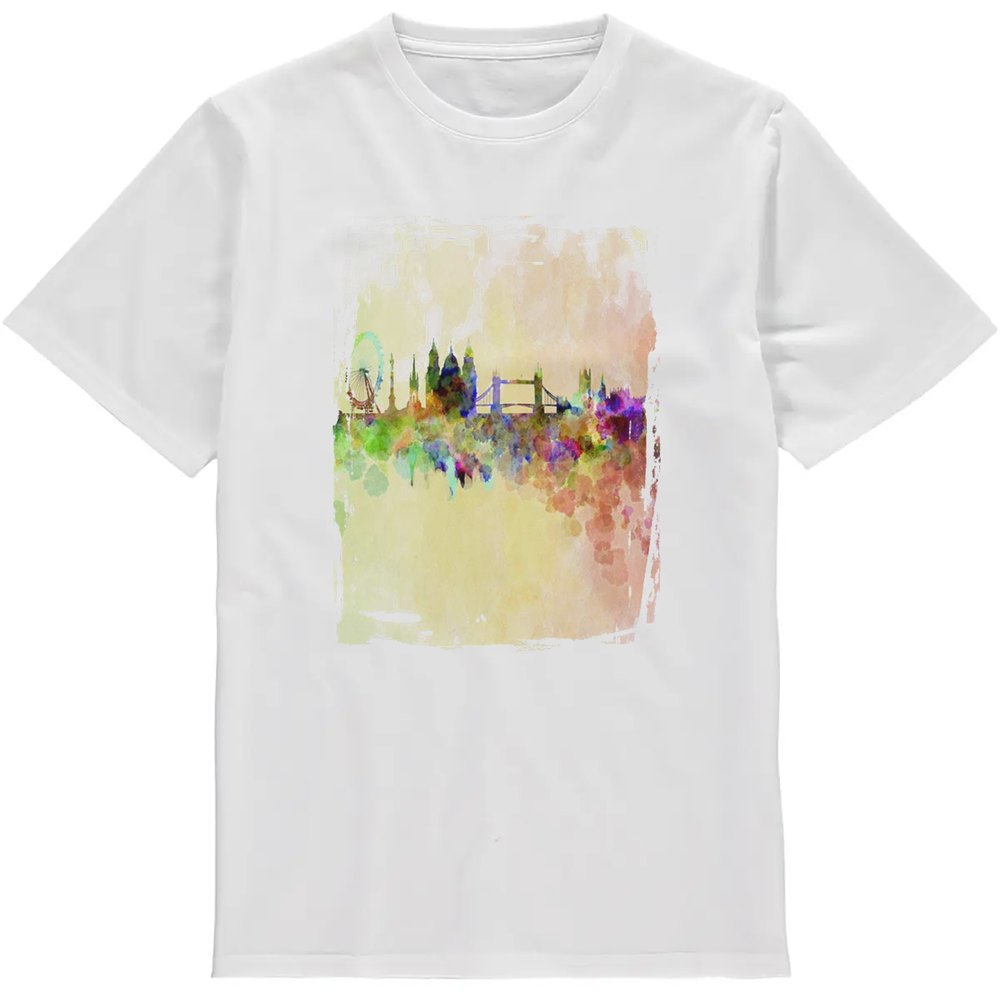 Regular Fit Printed T-Shirt London Skyline — image 2