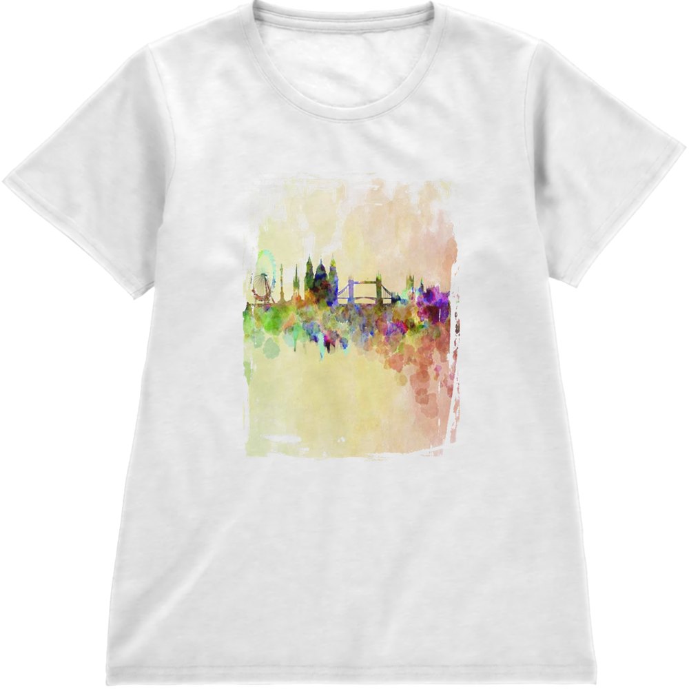 Regular Fit Printed T-Shirt London Skyline — image 4