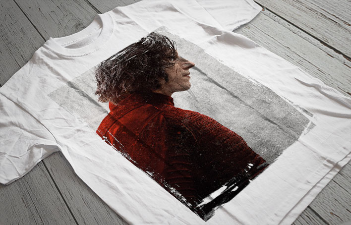 Regular Fit Printed T-Shirt Star Wars Kylo Ren