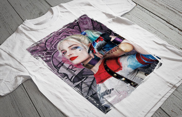 Regular Fit Printed T-Shirt Harley Quinn