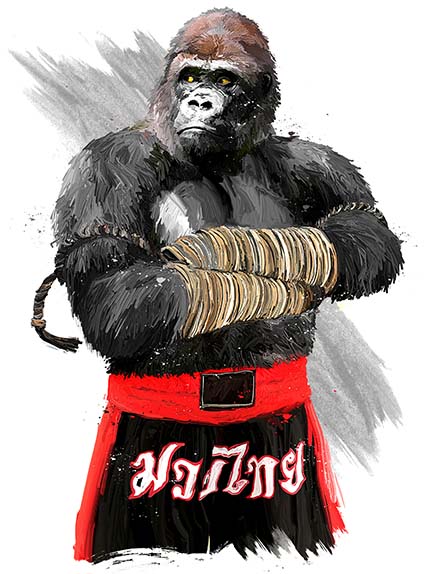 Regular Fit Printed T-Shirt Gorilla — image 6