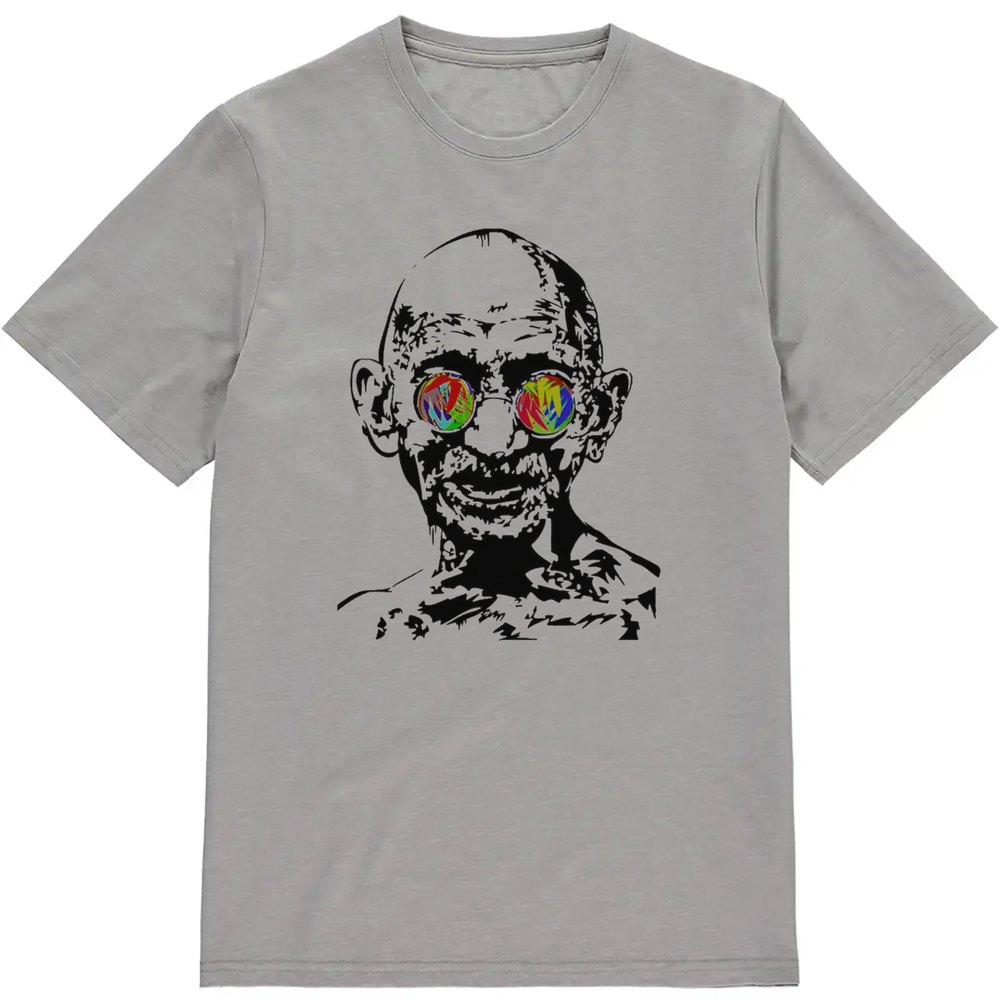 Regular Fit Printed T-Shirt Gandhi — image 3