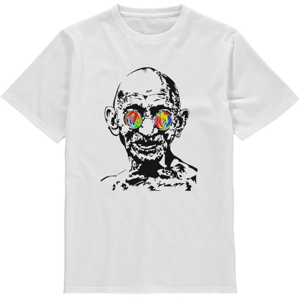 Regular Fit Printed T-Shirt Gandhi — image 2
