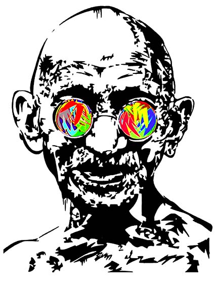 Regular Fit Printed T-Shirt Gandhi — image 6