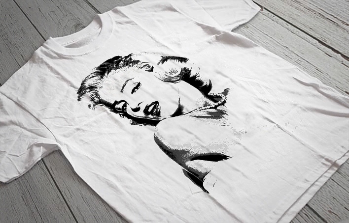 Regular Fit Printed T-Shirt Marilyn Monroe