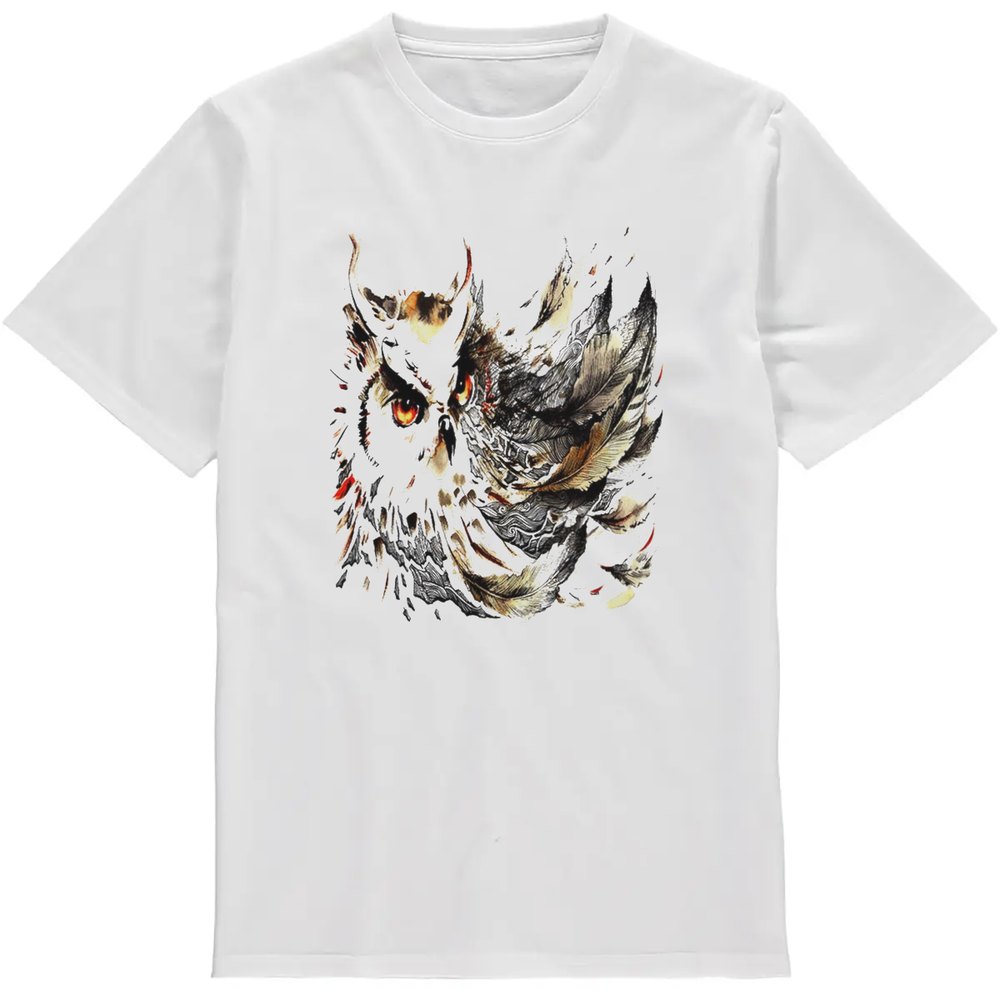 Regular Fit Printed T-Shirt Owl — image 2