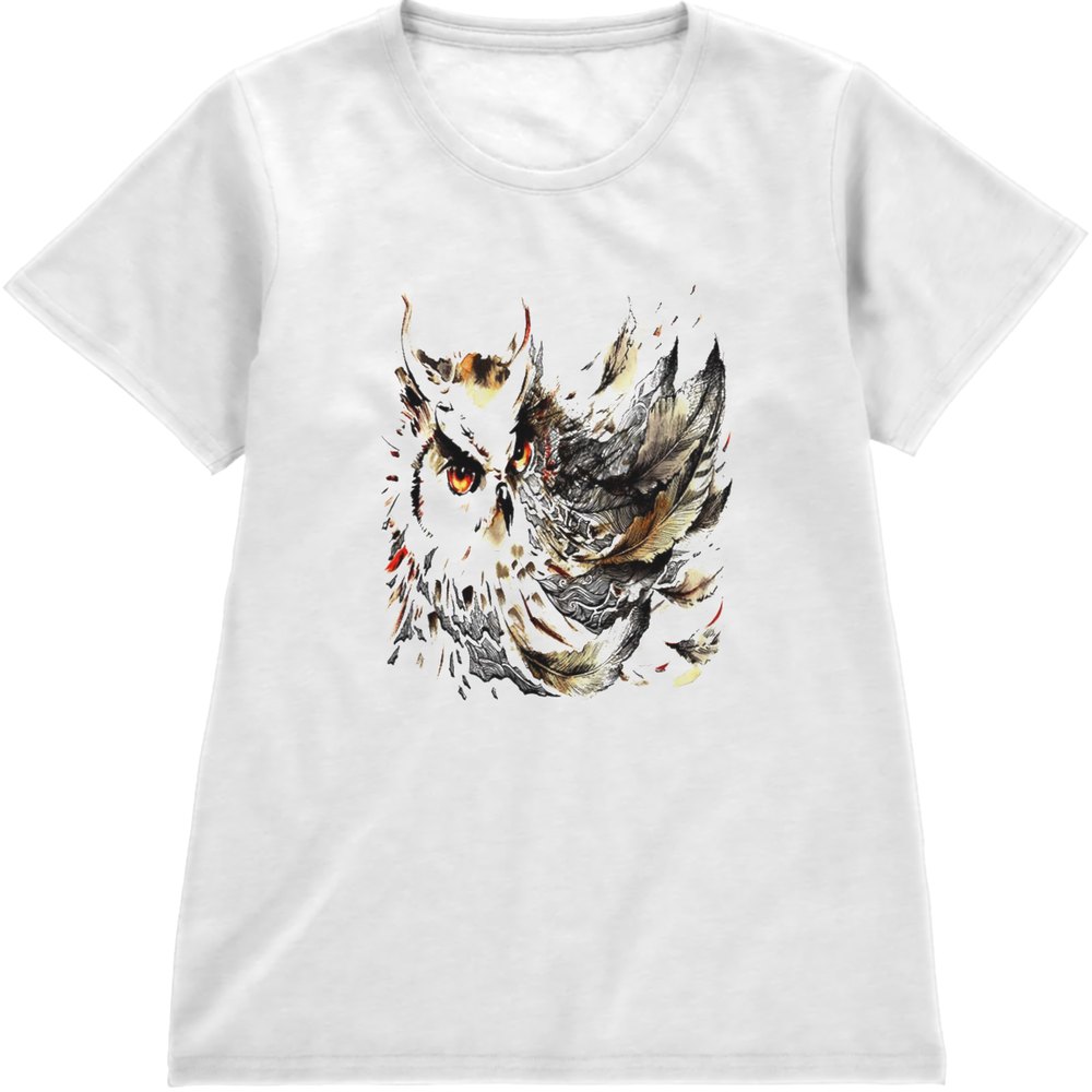 Regular Fit Printed T-Shirt Owl — image 4