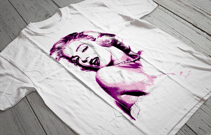 Regular Fit Printed T-Shirt Marilyn Monroe