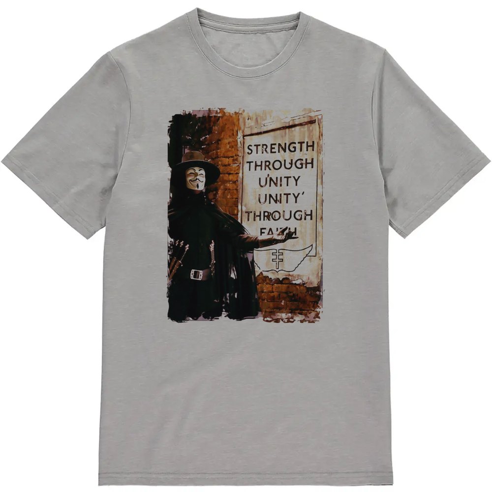 Regular Fit Printed T-Shirt V for Vendetta — image 3