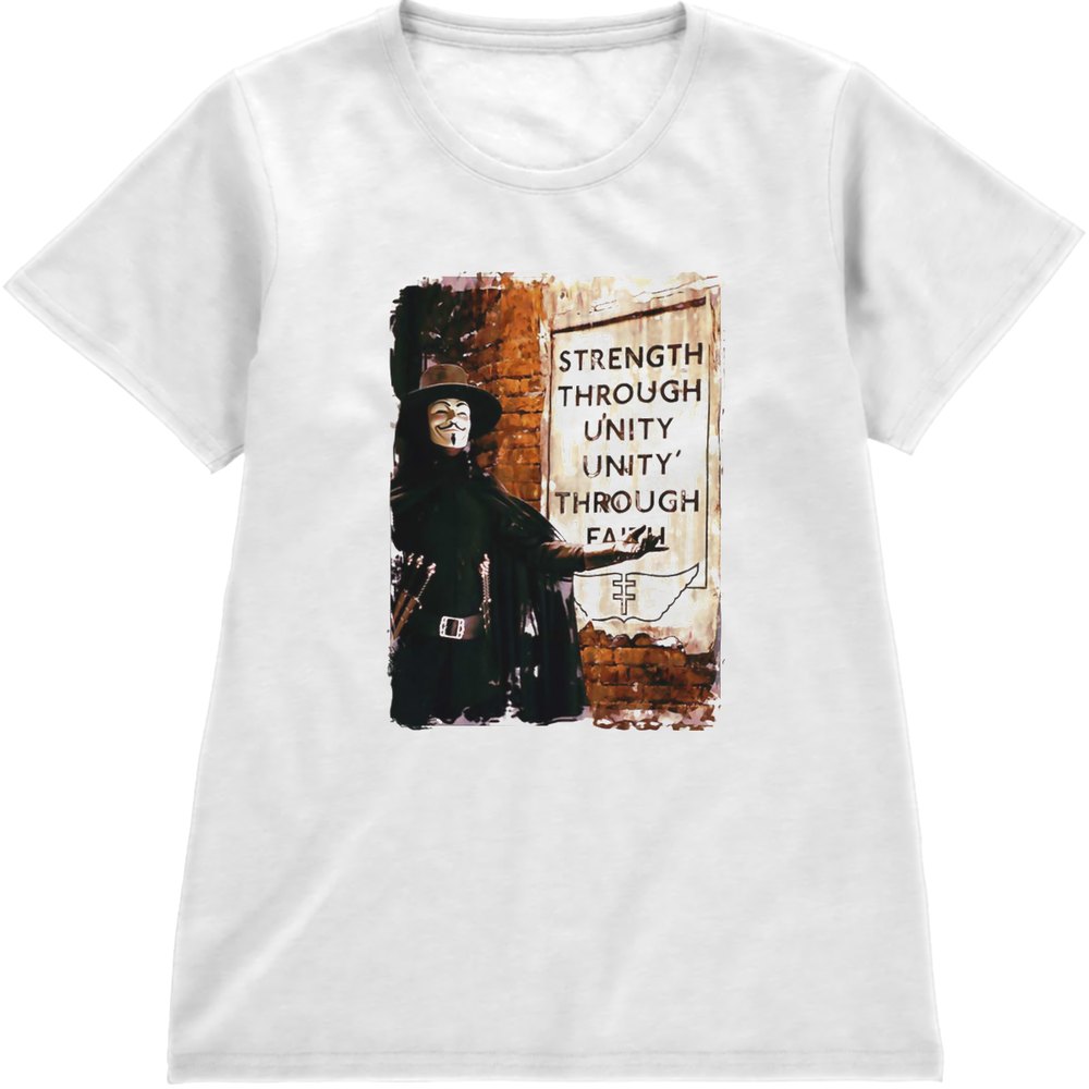 Regular Fit Printed T-Shirt V for Vendetta — image 4
