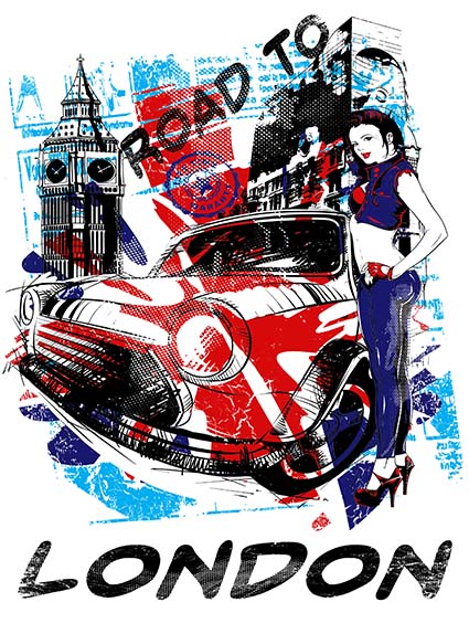 Cushion Cover Sublimation Print Mini Cooper — image 2