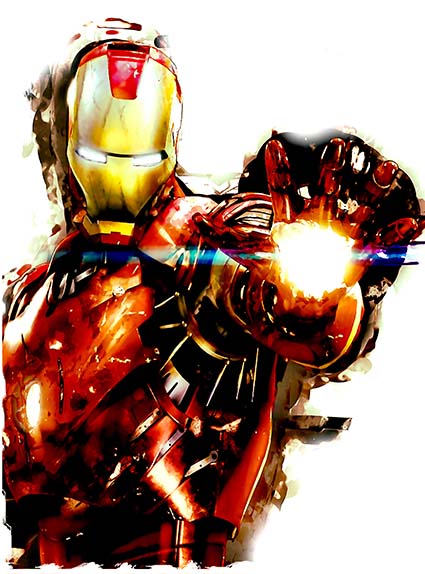 Cushion Cover Sublimation Print Ironman — image 2