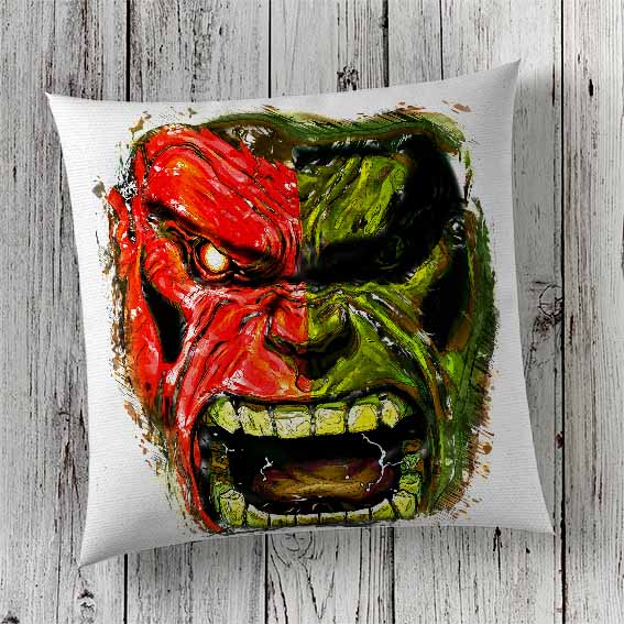 Cushion Cover Sublimation Print Hulk