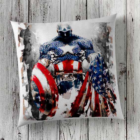 Cushion Cover Sublimation Print Captain America