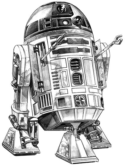 Cushion Cover Sublimation Print R2D2 — image 2