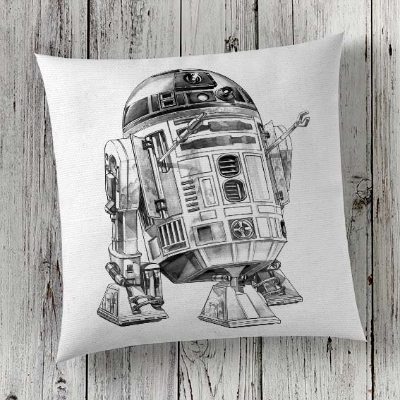 Cushion Cover Sublimation Print R2D2