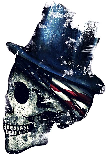 Cushion Cover Sublimation Print Skull — image 2