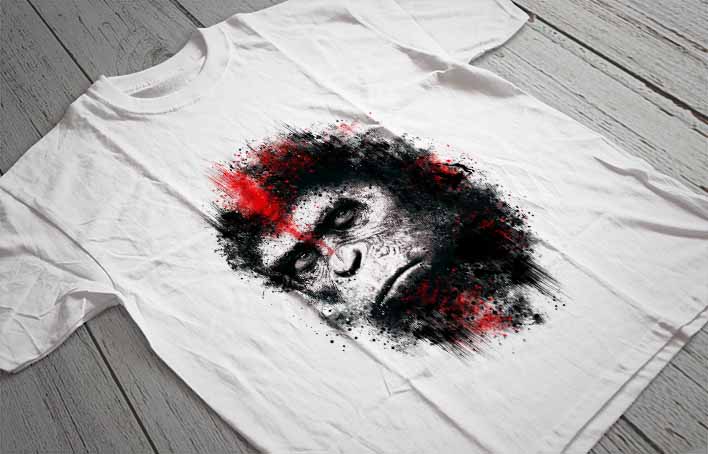 Regular Fit Printed T-Shirt Planet of the Apes