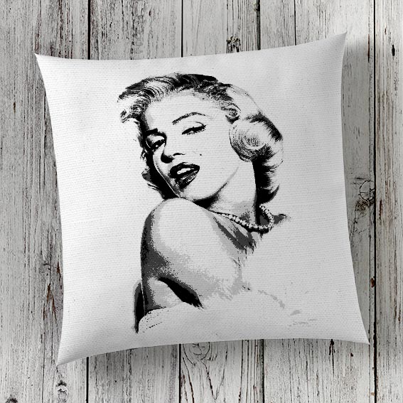 Cushion Cover Sublimation Print Marilyn Monroe