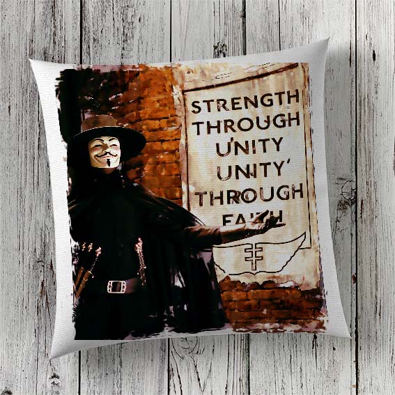 Cushion Cover Sublimation Print V for Vendetta
